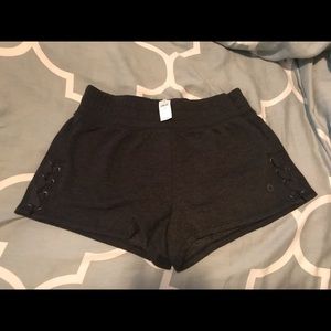 Aerie fleece shorts size medium